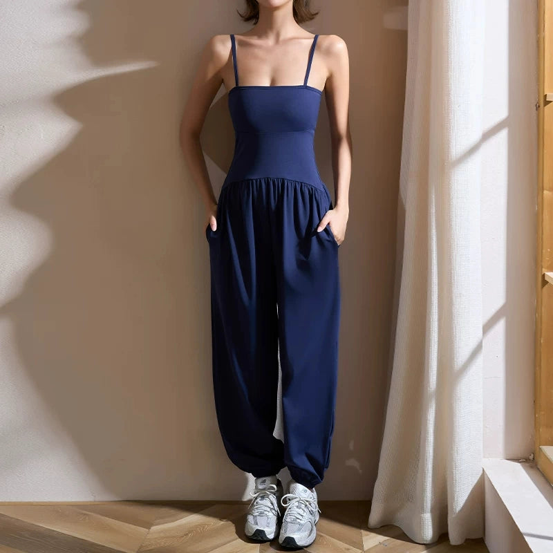 速乾 キャミソールヨガオールインワン 4218